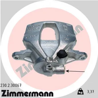 Étrier de frein avant droit ZIMMERMANN OEM 542314