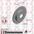 ZIMMERMANN 230.2379.20 - Jeu de 2 disques de frein arrière