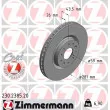 ZIMMERMANN 230.2385.20 - Jeu de 2 disques de frein avant