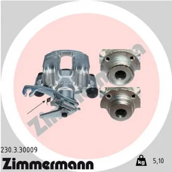 Étrier de frein arrière gauche ZIMMERMANN OEM 42559617