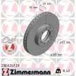 ZIMMERMANN 230.6267.20 - Jeu de 2 disques de frein avant