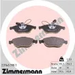 ZIMMERMANN 23140.190.1 - Jeu de 4 plaquettes de frein avant