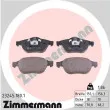 ZIMMERMANN 23245.180.1 - Jeu de 4 plaquettes de frein avant