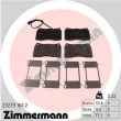 ZIMMERMANN 23273.160.2 - Jeu de 4 plaquettes de frein avant
