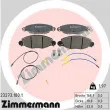 ZIMMERMANN 23273.180.1 - Jeu de 4 plaquettes de frein avant