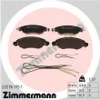 ZIMMERMANN 23276.175.1 - Jeu de 4 plaquettes de frein avant