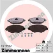 ZIMMERMANN 23279.985.1 - Jeu de 4 plaquettes de frein avant