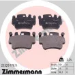 ZIMMERMANN 23329.170.9 - Jeu de 4 plaquettes de frein avant