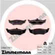 ZIMMERMANN 23561.170.1 - Jeu de 4 plaquettes de frein arrière