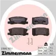 ZIMMERMANN 23582.155.1 - Jeu de 4 plaquettes de frein arrière