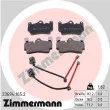ZIMMERMANN 23694.165.2 - Jeu de 4 plaquettes de frein arrière