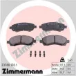 ZIMMERMANN 23780.170.1 - Jeu de 4 plaquettes de frein avant