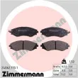 ZIMMERMANN 24062.170.1 - Jeu de 4 plaquettes de frein avant
