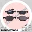 ZIMMERMANN 24067.190.1 - Jeu de 4 plaquettes de frein avant