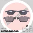 ZIMMERMANN 24170.195.1 - Jeu de 4 plaquettes de frein avant