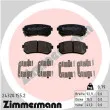 ZIMMERMANN 24320.155.2 - Jeu de 4 plaquettes de frein arrière