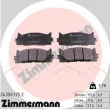 ZIMMERMANN 24350.175.2 - Jeu de 4 plaquettes de frein avant