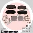 ZIMMERMANN 24415.190.2 - Jeu de 4 plaquettes de frein avant