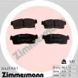 ZIMMERMANN 24423.150.1 - Jeu de 4 plaquettes de frein avant