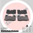 ZIMMERMANN 24478.150.1 - Jeu de 4 plaquettes de frein avant