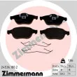 ZIMMERMANN 24536.180.2 - Jeu de 4 plaquettes de frein avant