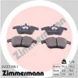 ZIMMERMANN 24557.190.1 - Jeu de 4 plaquettes de frein avant