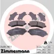 ZIMMERMANN 24604.180.1 - Jeu de 4 plaquettes de frein avant