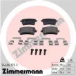ZIMMERMANN 24606.175.3 - Jeu de 4 plaquettes de frein arrière