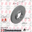 ZIMMERMANN 250.1379.20 - Jeu de 2 disques de frein avant