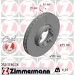ZIMMERMANN 250.1380.20 - Jeu de 2 disques de frein avant