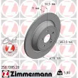 ZIMMERMANN 250.1385.20 - Jeu de 2 disques de frein arrière