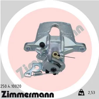 Étrier de frein arrière droit ZIMMERMANN OEM 1133215