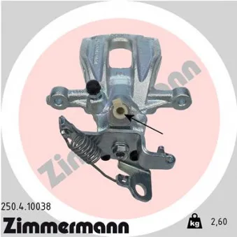 Étrier de frein arrière droit ZIMMERMANN OEM 1504906