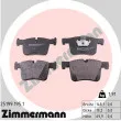 ZIMMERMANN 25199.195.1 - Jeu de 4 plaquettes de frein avant