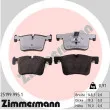 ZIMMERMANN 25199.995.1 - Jeu de 4 plaquettes de frein avant