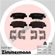 ZIMMERMANN 25337.160.1 - Jeu de 4 plaquettes de frein arrière