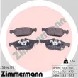 ZIMMERMANN 25804.170.1 - Jeu de 4 plaquettes de frein avant