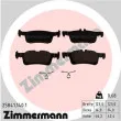 ZIMMERMANN 25841.140.1 - Jeu de 4 plaquettes de frein arrière