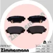 ZIMMERMANN 25878.140.1 - Jeu de 4 plaquettes de frein arrière
