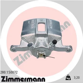 Étrier de frein avant gauche ZIMMERMANN OEM 45019S7AN02