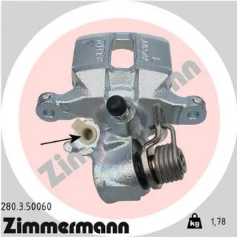 Étrier de frein arrière gauche ZIMMERMANN OEM 43230SR3G01