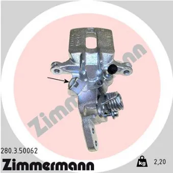 Étrier de frein arrière gauche ZIMMERMANN OEM 43013SN7G00