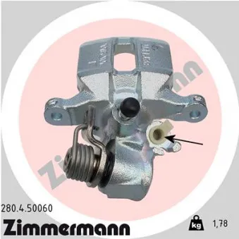 Étrier de frein arrière droit ZIMMERMANN OEM 43018S04003