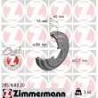 ZIMMERMANN 285.1680.20 - Tambour de frein