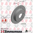 ZIMMERMANN 285.3532.20 - Jeu de 2 disques de frein arrière