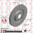 ZIMMERMANN 290.2264.20 - Jeu de 2 disques de frein avant