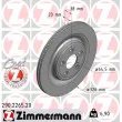 ZIMMERMANN 290.2265.20 - Jeu de 2 disques de frein arrière