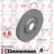 ZIMMERMANN 290.2268.20 - Jeu de 2 disques de frein avant