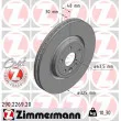 ZIMMERMANN 290.2269.20 - Jeu de 2 disques de frein avant