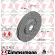 ZIMMERMANN 290.2270.52 - Jeu de 2 disques de frein avant